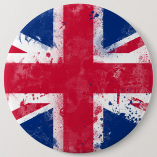 Badge Rond 15,2 Cm Drapeau du Royaume-Uni ou de l'Union Jack