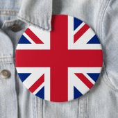 Badge Rond 15,2 Cm Drapeau national Union Jack Royaume-Uni Angleterre (En situation)