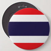 Badge Rond 15,2 Cm Drapeau Thaïlande (Devant & derrière)
