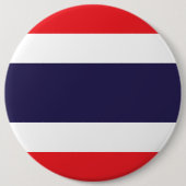 Badge Rond 15,2 Cm Drapeau Thaïlande (Devant)