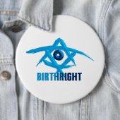 Badge Rond 15,2 Cm Droit acqui à la naissance (En situation)