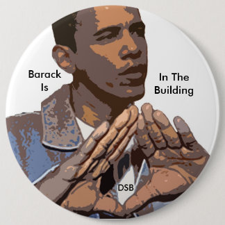 Badge Rond 15,2 Cm DSB soutient président désigné Obama