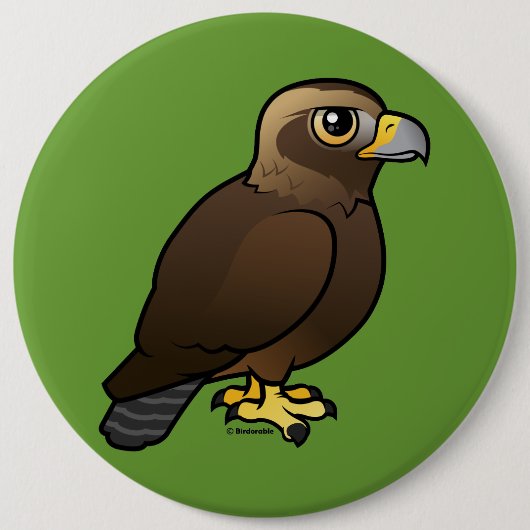 Badge Rond 15,2 Cm Eagle d'or (Devant)