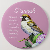 Badge Rond 15,2 Cm Écriture Matthieu 10:31 (Devant)