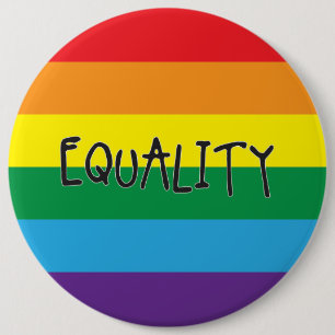Badge Rond 15,2 Cm Égalité pour tous