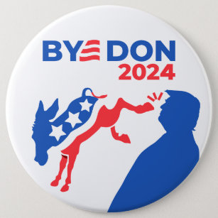 Badge Rond 15,2 Cm Élections anti-Trump pro-Biden de 2024