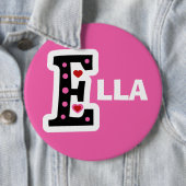 Badge Rond 15,2 Cm Ella (En situation)