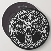 Badge Rond 15,2 Cm Emblème du dragon celtique par BurnsInHell (Devant & derrière)