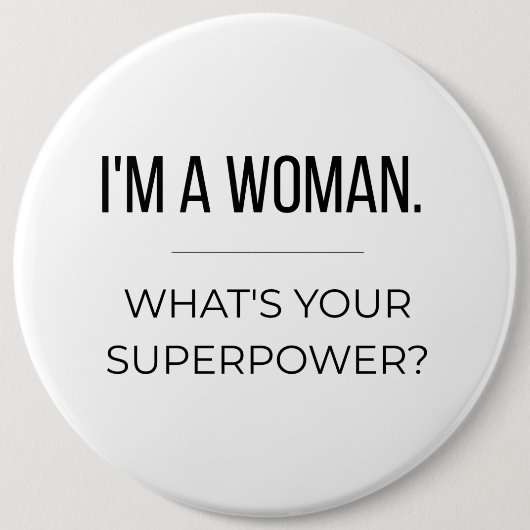 Badge Rond 15,2 Cm Empowering Gift for Women (Devant)