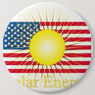 Badge Rond 15,2 Cm Énergie solaire de T14a