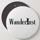 Badge Rond 15,2 Cm Envie de voyager (Devant & derrière)