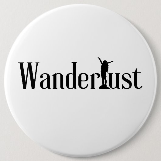 Badge Rond 15,2 Cm Envie de voyager (Devant)