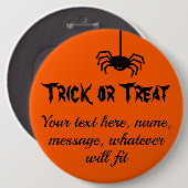 Badge Rond 15,2 Cm Épingle à bouton rond 6 pouces Halloween Colossal (Devant & derrière)