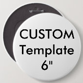 Badge Rond 15,2 Cm Épingle de boutons ronds de 6 po (Devant & derrière)