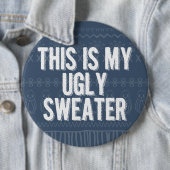 Badge Rond 15,2 Cm Épingle de fête de Noël (En situation)