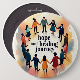 Badge Rond 15,2 Cm Épingle du bouton d'espoir