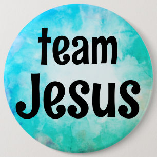 Badge Rond 15,2 Cm équipe Jésus