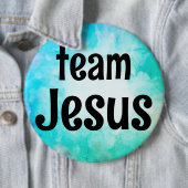 Badge Rond 15,2 Cm équipe Jésus (En situation)