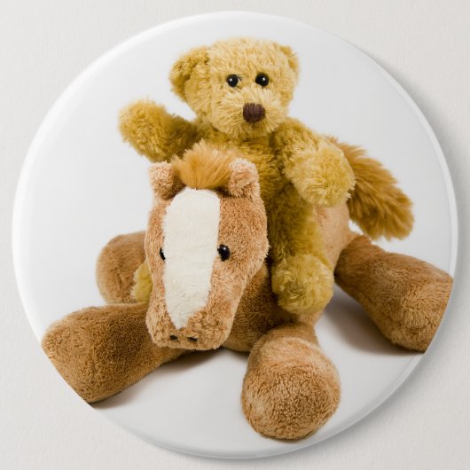 Badge Rond 15,2 Cm Équitation de Ted (Devant)