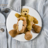 Badge Rond 15,2 Cm Équitation de Ted (En situation)