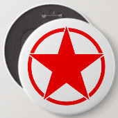 Badge Rond 15,2 Cm Étoile cassée 3 de cercle (Devant & derrière)