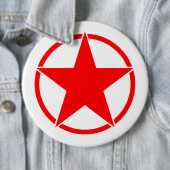 Badge Rond 15,2 Cm Étoile cassée 3 de cercle (En situation)