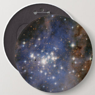 Badge Rond 15,2 Cm Étoiles de diamant dans la nébuleuse de Carina Hub