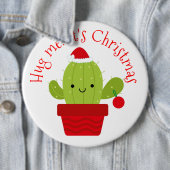 Badge Rond 15,2 Cm Étreignez-moi que c'est Noël (En situation)