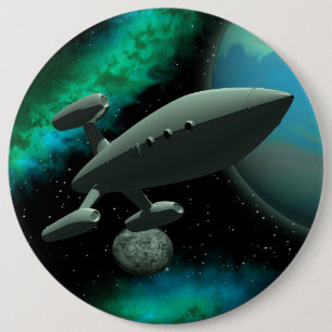 Badge Rond 15,2 Cm Explorateur Starship (Round)