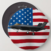 BADGE ROND 15,2 CM F-22 (Devant & derrière)