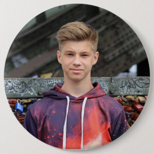 Badge Rond 15,2 Cm Faites votre propre bouton photo