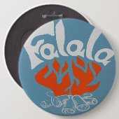 Badge Rond 15,2 Cm FaLaLa (Devant & derrière)