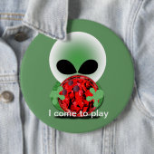 Badge Rond 15,2 Cm Fan de bowling (En situation)