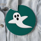 Badge Rond 15,2 Cm Fantôme mignon (En situation)