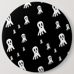 Badge Rond 15,2 Cm Fantômes sombres d'Halloween