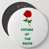 Badge Rond 15,2 Cm Father of the Bride (Devant & derrière)