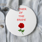 Badge Rond 15,2 Cm Father of the Bride (En situation)