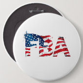 Badge Rond 15,2 Cm FBA Foundational Black American (Devant & derrière)