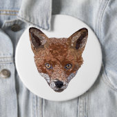 Badge Rond 15,2 Cm Felix le Fox (En situation)