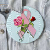 Badge Rond 15,2 Cm Fermeture du survivant du cancer du sein (En situation)