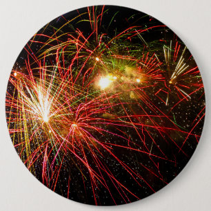 Badge Rond 15,2 Cm Feu d'artifice 33