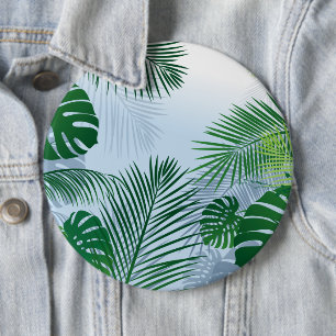BADGE ROND 15,2 CM FEUILLES 3