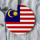 Badge Rond 15,2 Cm Flag malaisien (En situation)