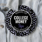 Badge Rond 15,2 Cm Floral pourpre | Conseils appréciés | Financement (En situation)