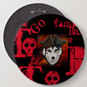 BADGE ROND 15,2 CM FLORIDE (Devant & derrière)