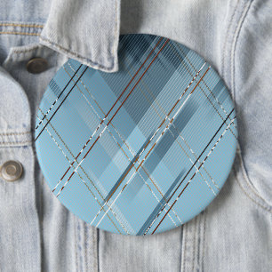 Badge Rond 15,2 Cm Fond à rayures diagonales 4