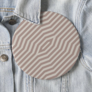 Badge Rond 15,2 Cm Fond de rayures diagonales symétriques 12