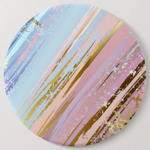 Badge Rond 15,2 Cm Fond rose texturé