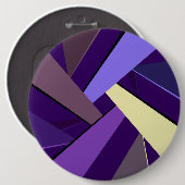 Badge Rond 15,2 Cm Forme géométrique Abstraite 5 (Devant & derrière)