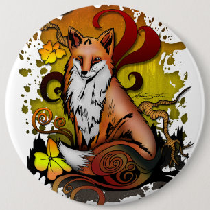Badge Rond 15,2 Cm Fox extérieur